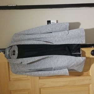 Light gray trench coat